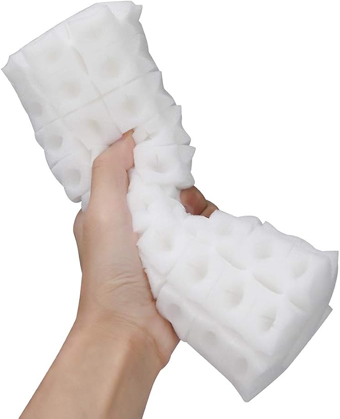 Mumusuki Sponge Cubes, Hydroponic Sponge Planting Tool DIY Foam Cloner, Reusable for Net Pots Aeroponics, for Greenhouse Hydroponic Gardening