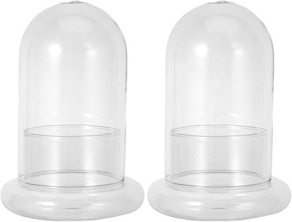 Hemoton Micro Landscape Ecological Bottle Terrarium Jar with 8Mm Hole Glass Plant Dome for Home Office Decoration and DIY Miniature Garden