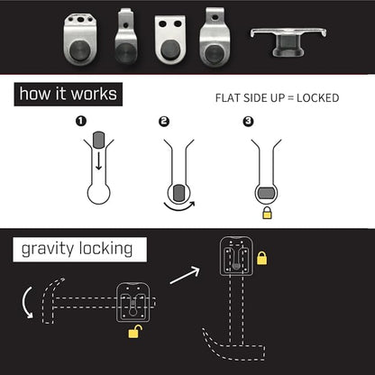 PinPal Pro | Universal Tool Holster - Gravity Locking Clip-On Tool Belt Holder for Drills, Impacts, and Other Tools