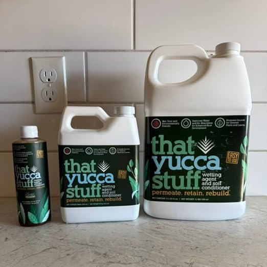 That Yucca Stuff™| OMRI Listed for Organic Production| Soil Conditioner & wetting Agent| 97% Yucca Schidigera Extract w/Citric & Humic Acids| Plant Health| Eco-Friendly| 32 oz