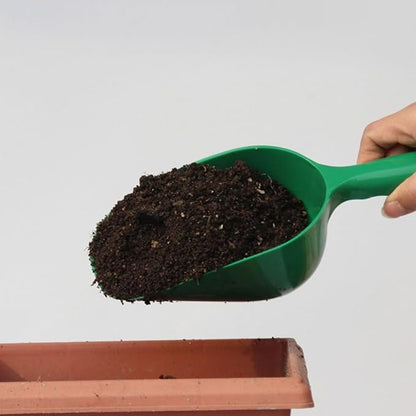 GANAZONO 3pcs Dirt Spoon Mini Pots Spatula Set Mini Plants Potting Soil Scoop Pet Food Shovel Garden Soil Scoop Plastic Garden Planting Balcony Plastic Large