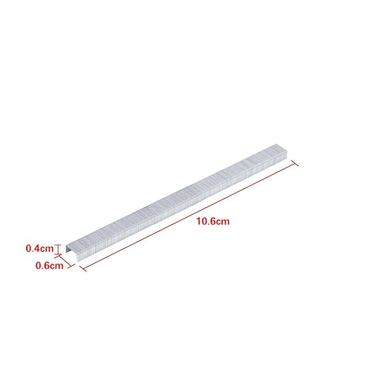 Zerodis 10000PCS Garden Bonsai Secateurs Branch Nail Tapener Staples, Silver, 0.6cm x 0.4cm x 10.6cm, for Fruit Vegetable Vine Tomato