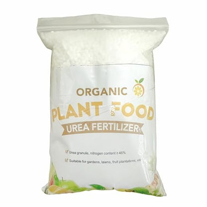 Urea Fertilizer 46-0-0, Nitrogen Fertilizer for Plant Growth and Green Lawns, Fruit, Vegetables. (4 lb)