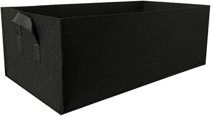 VALINK Garden Grow Bag, Felt Plants Growing Bag, Rectangle Planting Bag, Non-Woven Container Pot Planter Pouch Flowers Root Grow Bags for Outdoor Indoor Garden Vegetables
