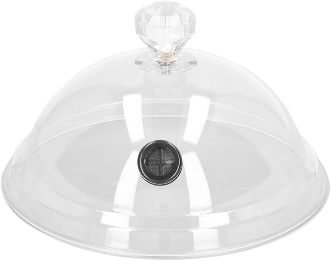 Smoke Infuser Cover, Smoke Infuser Hood, Home Smoking Dome Cover Kitchen Cooking Smoke Acrylic Hood Smoke Infuser Cloche Lid for Smoker Sprayer Plates Bowls