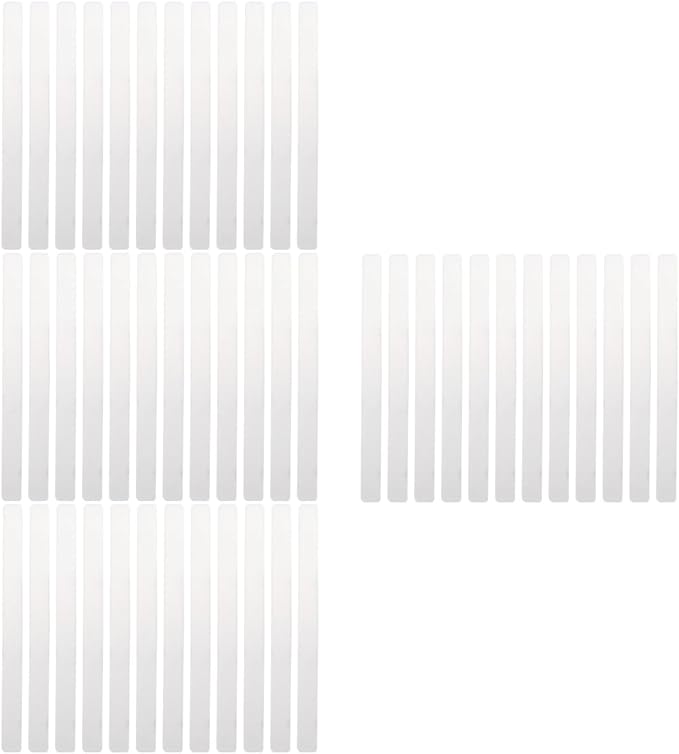 Garneck 4sets Acrylic Plant Label Tags Garden Plant Markers DIY Blank Name Tags Markers Waterproof Garden Label for Identification 24pcs*4