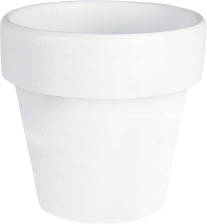 12pcs Mini White Pots – Small White Pots for Indoor or Outdoor Plants, Mini Planters for Flowers and Greenery, for Plant Lovers