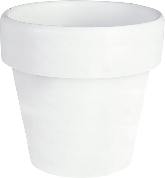 12pcs Mini White Pots – Small White Pots for Indoor or Outdoor Plants, Mini Planters for Flowers and Greenery, for Plant Lovers