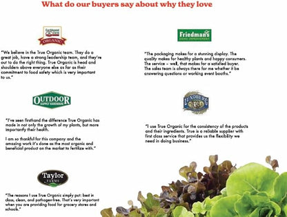 True Organic Fruit & Nut Food – Organic Fertilizer for Productive Tree Growth – Prevent Blossom End Rot – 12lb Bag Covers 210 Sq. Ft.