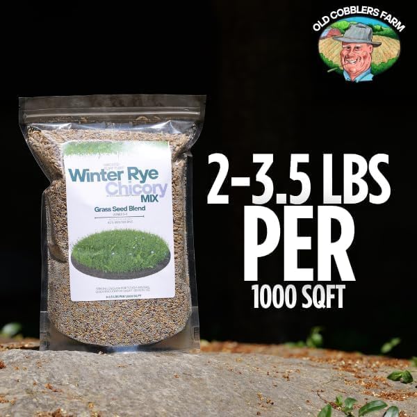 Old Cobblers Farm™ Wicked Tuff Turf Winter Rye for Lawn No Till Food Plot Seed Fall Cover Crop Mix (5 lbs | 10 lbs | 15 lbs | 20 lbs) (1lb)