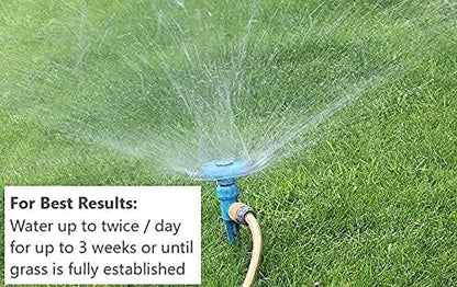 Jacklin Seed by Barenbrug - Heisman Mix | 85% Kentucky Bluegrass, 15% Perennial Ryegrass | Certified Grass Seed (5 lbs (2,000 sq ft))
