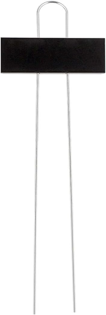 25pcs Metal Plant Labels Garden Markers Planting Tags Stake Plant Tags Markers Name Plate for Vegetable Flower Seeds (Black Iron)
