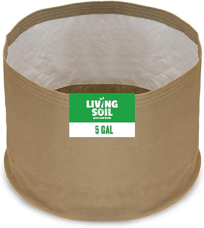 Sustainable Village 5 Gallon Grassroots Living Soil Pot