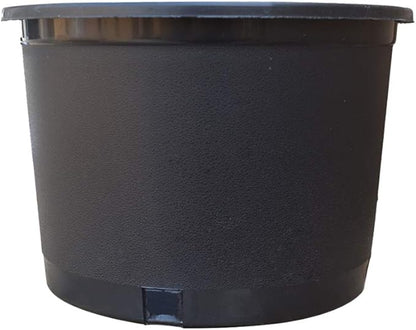 Nursery Pot 1 Gallon 1 Gal 2 Gal 3 Gal 5 Gal 7 Gal 10 Gal 15 Gal Nursery Container Injection Molded Pot Fit for Plants Soil Growers or Hydroponics (10,5 Gallon Short)
