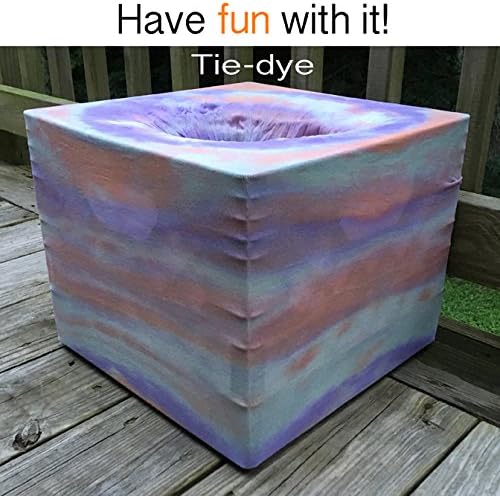 TipPot Stretch Grow Fabric 4 Pack Turns a Milk Crate into The Best Fabric Planter Pot for Vegetables Herbs Flowers dye it Any Color