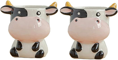 Gaolinci Mini Cute Ceramic Animal Flower Pot Succulent Plant Pot