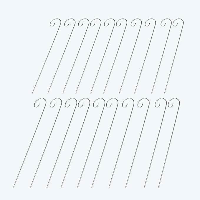 BinaryABC Plant Label Stakes,Reusable Garden Markers Plant Tags Identification Stakes for Gardening,20PCS (7.87INCH)