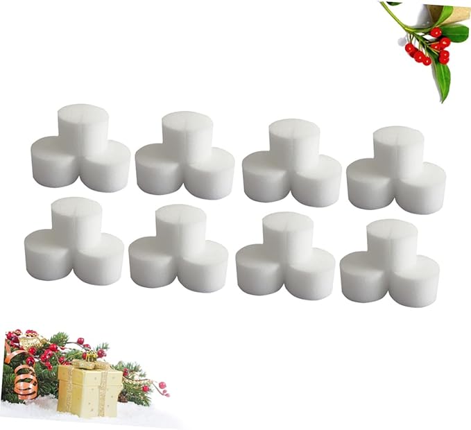 Milisten Hydroponic Planting Sponges 50 Pack 1.73 Inch Seedling Starter for Soilless Cultivation Indoor Gardening and Hydroponics Grow Media