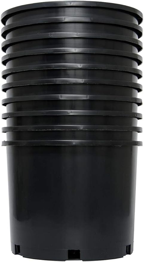 Pro Cal HGPK7PHD Premium Nursery Pot 7 Gal (5/pk), Black