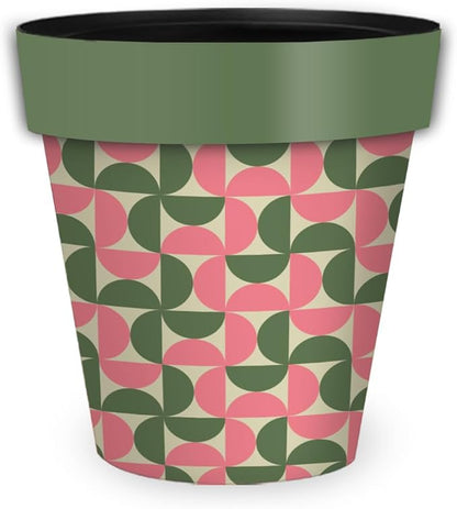 Briarwood Lane Pink and Green Modern Medium Planter