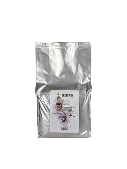Greenway Biotech, Inc. Organic Feather Meal Fertilizer 12-0-0 Includes 12% Nitrogen Fertilizer for Compost- Free from Heavy Metals & Ideal for Flowers, Fruits, Vegetables, and Plants (15 Pounds)