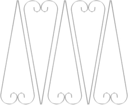 VICASKY 20 Pack Shepherd Hooks for Garden - 8" & 12" Dual Height Set (200mm & 300mm), Metal Plant Hanger Stakes for Outdoor Hanging Baskets, Bird Feeders, Solar Lights, Lanterns & Wedding Decor