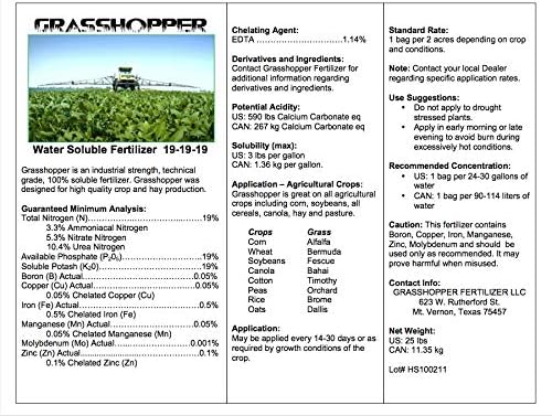 Grasshopper 19-19-19 Foliar Fertilizer