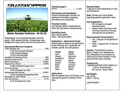 Grasshopper 19-19-19 Foliar Fertilizer