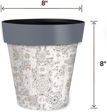 Briarwood Lane Distressed Tiles Small Planter