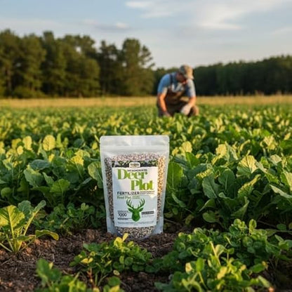 Old Cobblers Farm™ Wicked Growth Wildlife Deer Plot Fertilizer - Perfect Blend for Deer, Turkey & Game - Balanced NPK for Robust Growth (5 lbs | 10 lbs | 15 lbs | 20 lbs) (10 lbs)