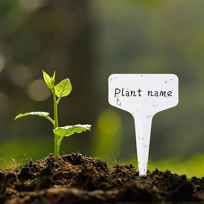 200pcs Plant Labels, Garden Markers Signs, Outdoor Waterproof Stakes, 4 Inch Plastic Tags for Seedlings, Gardening Supplies, Greenhouse Accessories, Nursery