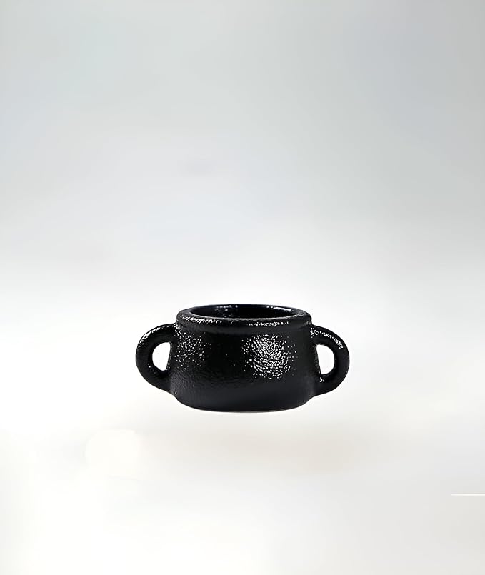 Ceramic Funny Body Plant Pot, Penis Planter,Novelty Peeing Plant Pot with Drainage,Piss Pot, Stylish Planter for Indoor/Outdoor Succulent Plants, Gift for Father Friends and Family, 5.4 inches（Black）