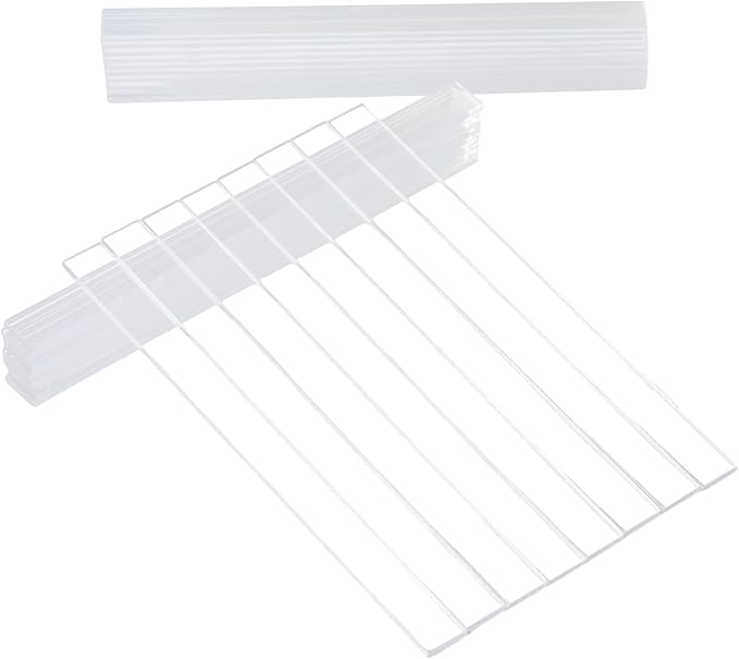 CHGCRAFT 60 Pcs Clear Blank Ground Identifier Tag Double Sided Laminating Plant Identifier Marker Garden Identification Label Ground Identifier Tag Acrylic Plant Marker