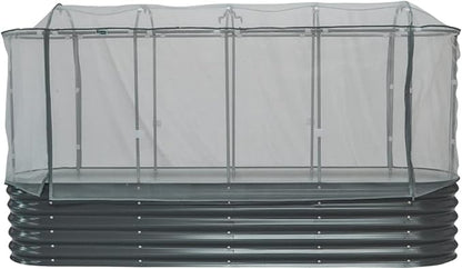 Vego garden Cover System for 4.0' x 8.0' (10 in 1) Garden Bed (Garden beds not Included)