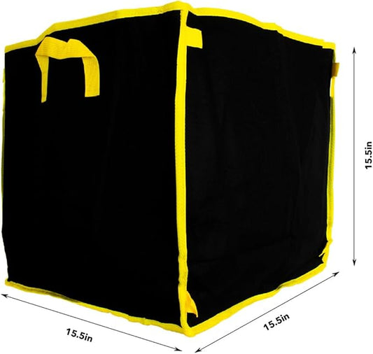 HTG Supply 15 Gallon Phat Sack Square Fabric Pot