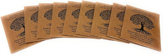 Forget Me Not Seeds - Tree of Life Funeral Favors - 3.25x4.5 inches - Prefilled Seed Packets - Ready to Give - Pack of 20