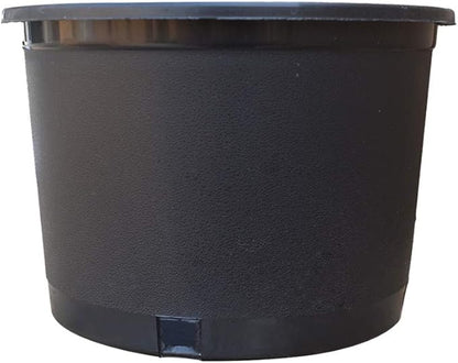 Nursery Pot 1 Gallon 1 Gal 2 Gal 3 Gal 5 Gal 7 Gal 10 Gal 15 Gal Nursery Container Injection Molded Pot Fit for Plants Soil Growers or Hydroponics (10,2 Gallon Short)