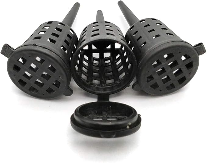 CALIDAKA 100 Pcs Fertilizer Baskets with Lid for Slow and Timed Release Fertilizers, Garden Nursery Pots Portable Aquarium Orchid Park Agriculture Slow Release to Bonsai Cultivate Plant