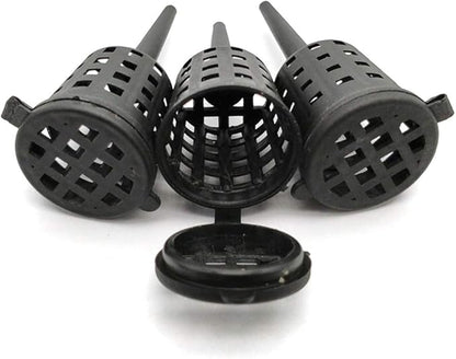 CALIDAKA 100 Pcs Fertilizer Baskets with Lid for Slow and Timed Release Fertilizers, Garden Nursery Pots Portable Aquarium Orchid Park Agriculture Slow Release to Bonsai Cultivate Plant
