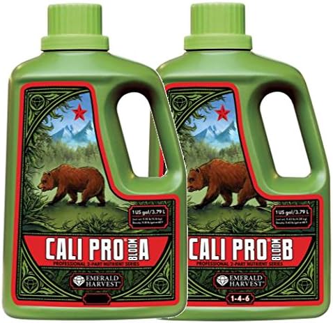 Emerald Harvest GL56723914.922 Cali Pro Bloom A+B Fertilizer Combo, 3.8 L