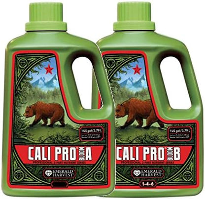 Emerald Harvest GL56723914.922 Cali Pro Bloom A+B Fertilizer Combo, 3.8 L