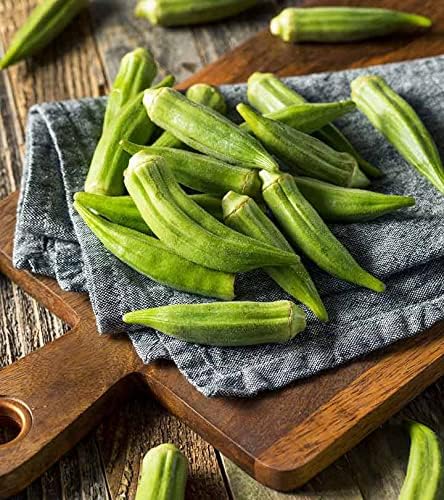 Seeds Green Okra Bamia (Lady's Finger) Non GMO Vegetable for Planting