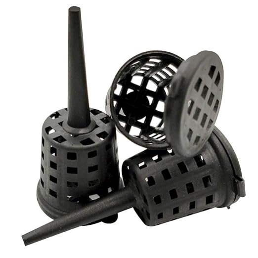 Happyyami 50pcs Bonsai Fertiliser Baskets Plastic Fertilizer Box Fertilizer Basket with Cover Plant Grow Fertiliser Container Box for Bonsai Orchid Flower Garden Tool