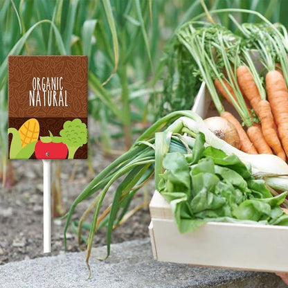 Eveokoki Aluminum Seed & Plant Labels - Plant Markes for Seedlings-Plant Tags for Pots - Garden Signs for Vegetable - Durable Markers for Plants Outdoor Waterproof - Garden Decor for Farmhouse