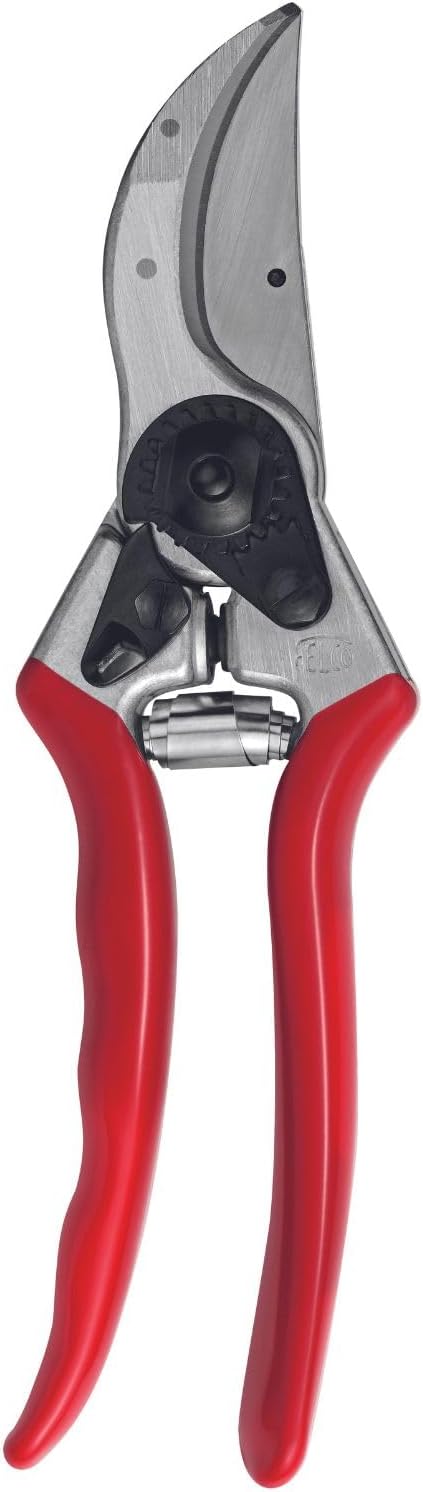 Felco F2 Pruning Shears – 9.25" Swiss-Made Garden Clippers for Professional Pruning | Hand Pruners for Gardening | Garden Tool Cutter with Precision Bypass Blade, Aluminum Body, Replaceable Parts