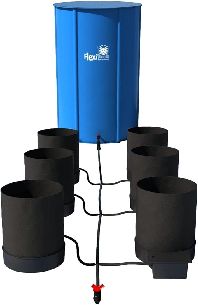 Happy Hydro AutoPot XL Fabric Pot Systems, 1-100 Pots (3gal, 6 Pot with Reservoir)