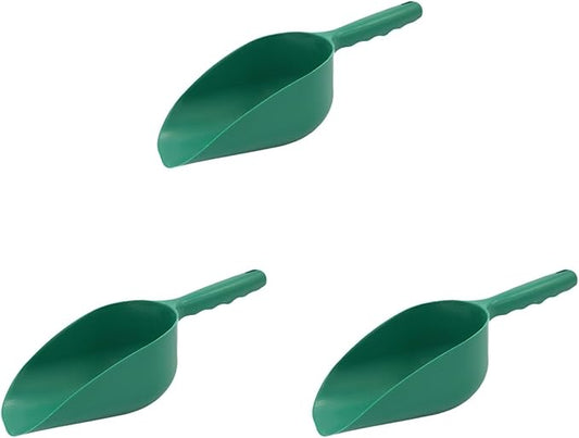 GANAZONO 3pcs Dirt Spoon Mini Pots Spatula Set Mini Plants Potting Soil Scoop Pet Food Shovel Garden Soil Scoop Plastic Garden Planting Balcony Plastic Large