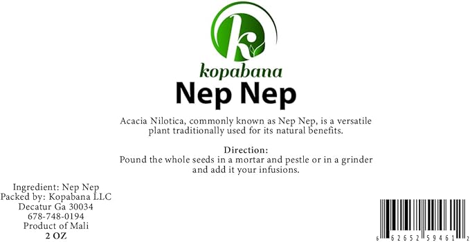 NEP NEP Seeds (Acacia nilotica) – 2oz | Heat-Treated Culinary Seeds from Mali | Non-Viable, Not for Planting