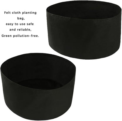 Toyfun 100 Gallon Grow Bags Extra Large Fabric Raised Planting Bed Round Raised Planter Garden Bed Bag Durable Felt Fabric Planter Pot for Herb Flower Vegetable Plants