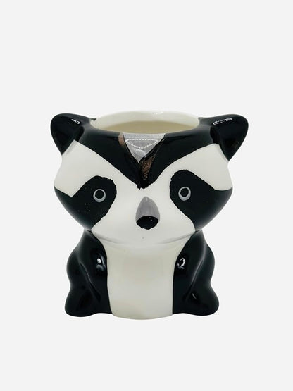 CZ Grain 1 Pot | 3 Inch | Small Succulent Plant Ceramic Animal Pot, Cute Home and Office Decor (Panda)